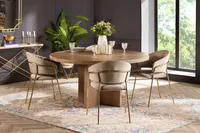 SHARON velvet dining armchair