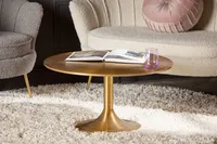 SPIRA aluminum coffee table 77 cm