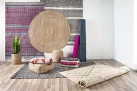 REED braided jute ottoman