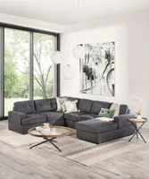 WENDI tufted sectional sofa