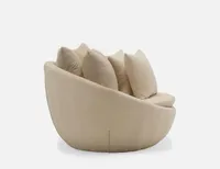 COZY round-shaped loveseat