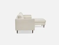 KINSEY right-facing sectional sofa