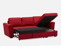 BERTO interchangeable sectional sofa-bed with storage