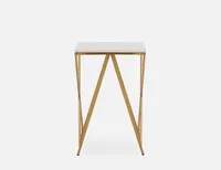 ETTA marble end table 57 cm