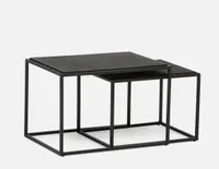 SILHOU set of 2 rectangular nesting tables