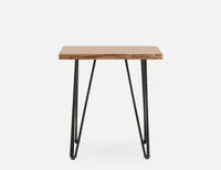 RENO solid acacia wood end table 60 cm