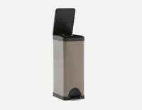 ALTO stainless steel pedal waste bin 30 l