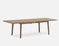 DINA extendable acacia wood dining table 180 cm to 260 cm