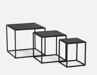 SILHOU set of square nesting tables