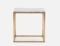 VINCI marble end table 50 cm