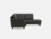 WARREN right-facing sectional sofa with detachable unit