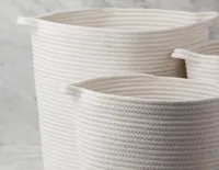 BROOKE set of 3 cotton rope baskets