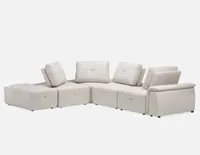 KAMEO modular sectional sofa with movable backrests