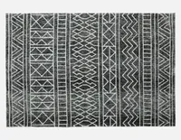 MIYA knitted polyester rug  6'x9'