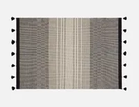TENAVI handwoven wool and cotton rug 183 cm x 274 cm