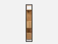 ZUCHUN solid oak wood bookcase 200 cm