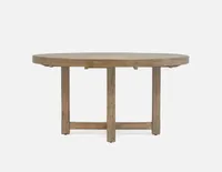 PYLOS solid mango wood round dining table 150 cm