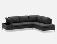 ANDREW right-facing sectional sofa with storage