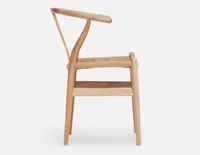 DENMARK beech wood and paper cord dining chair