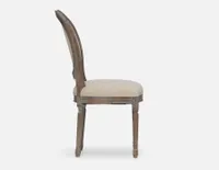 LOUIS oak wood dining chair