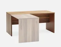 FRANKE walnut veneer desk 200 cm