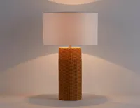 TANAKE rattan table lamp 69cm height