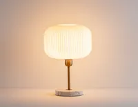 ILIANA table lamp with marble base 43 cm height