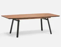 ZENGA oak veneer extendable dining table 190 cm to 240 cm