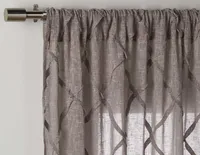HAWTHORNE set of 2 sheer curtain panels