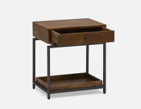 LAIRD mango wood end table 55 cm