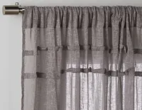 RAMONA set of 2 sheer curtain panels