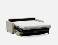 BELGROVE 100% leather sofa-bed