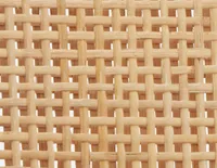 SERBI rattan and teak wood accent chair