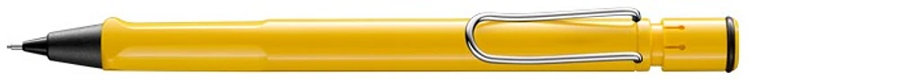 Porte mine Lamy , série Safari Jaune Clip Chrome