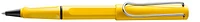 Stylo bille roulante Lamy , série Safari Jaune Clip Chrome