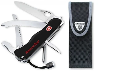 Victorinox Knife, Large Pocket Knives series Black (RescueTool)