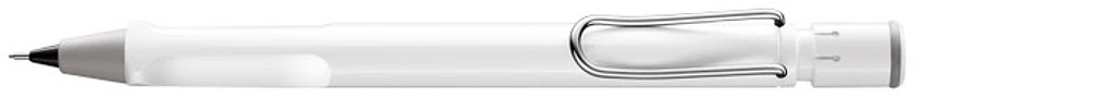 Porte mine Lamy, série Safari Blanc Clip Chrome