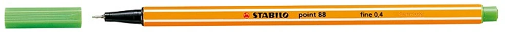 Stabilo Felt pen, Point 88 series Leaf Green ink