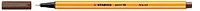 Stabilo Felt pen, Point 88 series Brown ink
