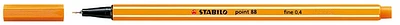 Stabilo Felt pen, Point 88 series Orange ink