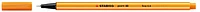 Stabilo Felt pen, Point 88 series Orange ink