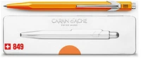 Stylo bille Caran d'Ache, série Office line  849 Orange fluo Popline