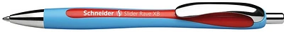 Stylo bille Schneider, série Slider Rave Encre Rouge