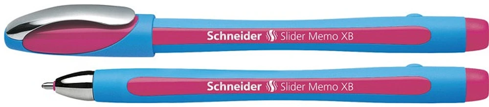 Stylo bille Schneider, série Slider Memo Encre Rose