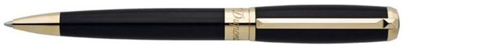 Stylo bille Dupont, S.T., série Elysée Medium Classique Noir Gt