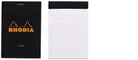 Rhodia Note pad, Basics series Black (#12-Lined)