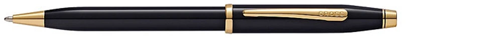 Stylo bille Cross, série Century II Noir laqué Gt