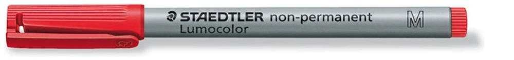Crayon feutre Staedtler, série Lumocolor Rouge Non-permanent