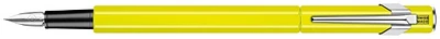 Stylo plume Caran d'Ache, série 849 FP Jaune fluo