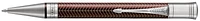 Parker Ballpoint pen, Duofold Prestige series Burgundy Chevron CT